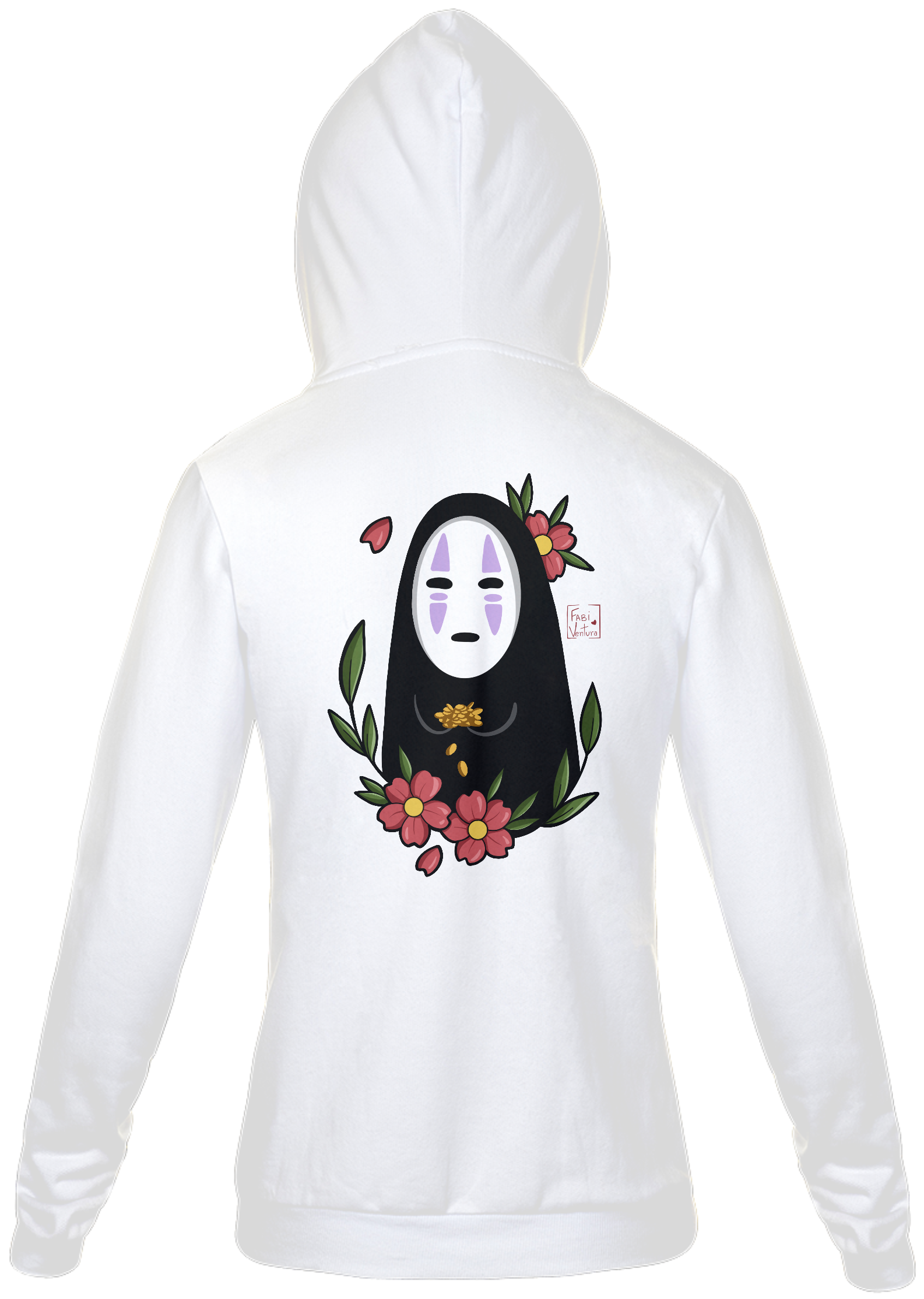 Nome do produto  Fabi - Moletom com zíper - Kaonashi