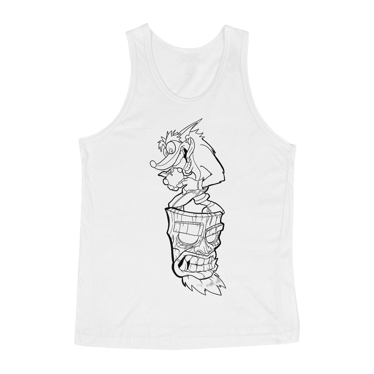 Nome do produto  MamuteTattoo - Regata Masculina - Crash Bandicoot