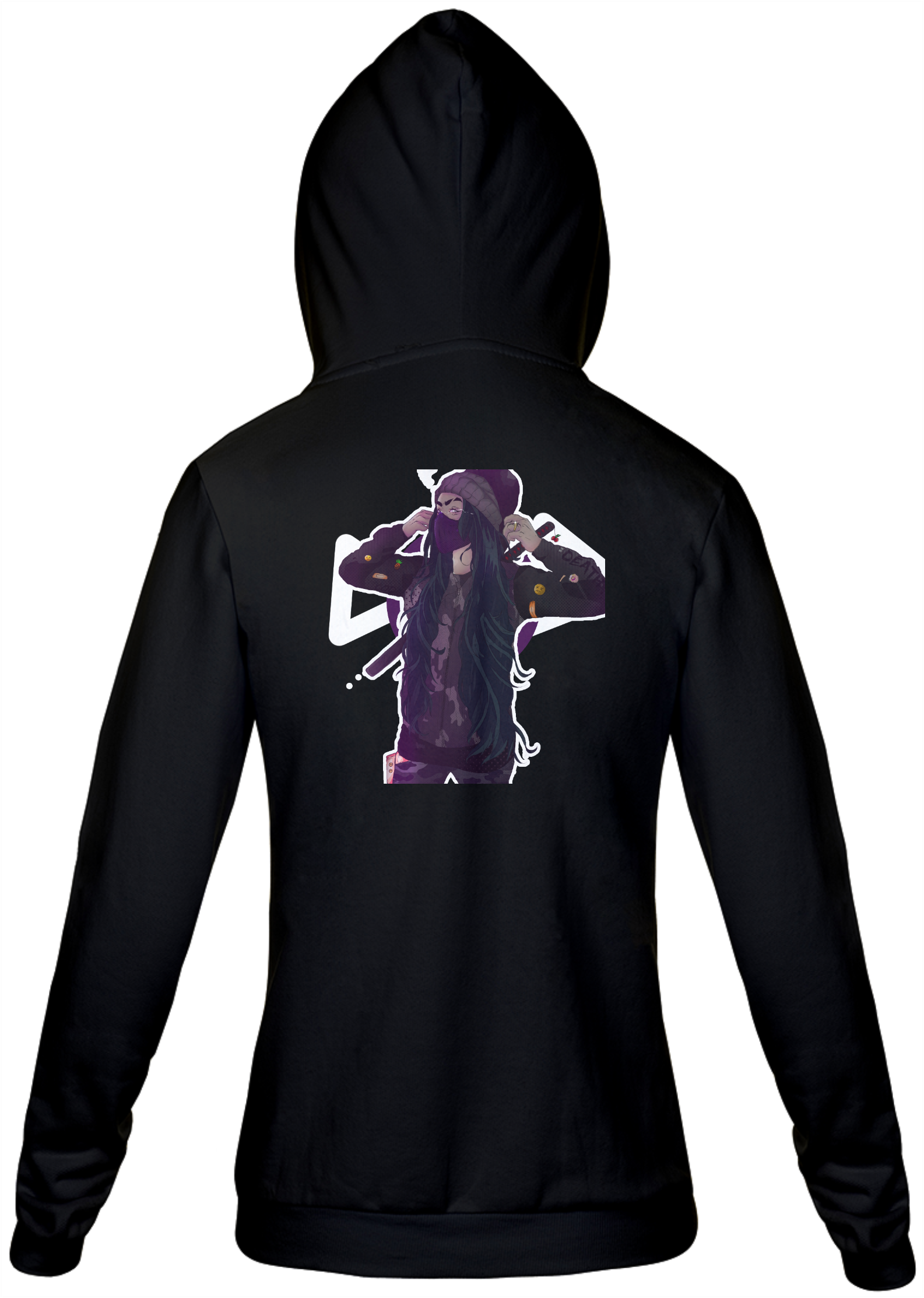 Nome do produto  Akasen_kun - Moletom com zíper - The cod @anealcantarav