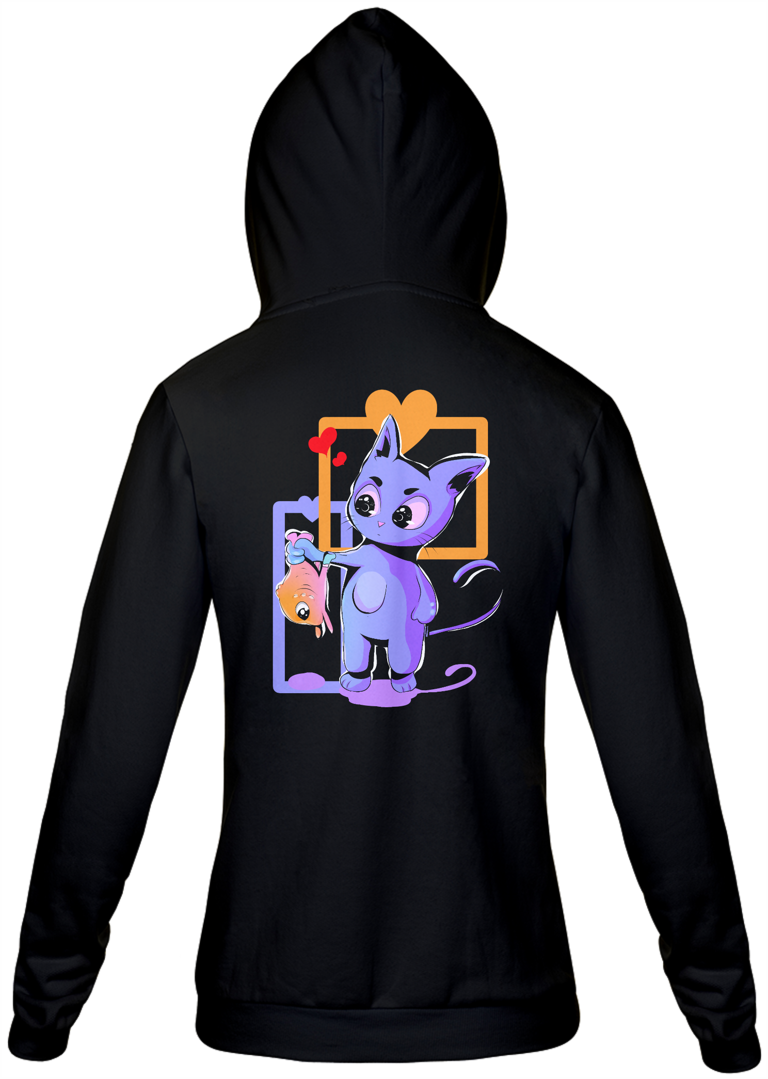 Nome do produto  Akasen_kun - Moletom com zíper - Gumball and Darwin