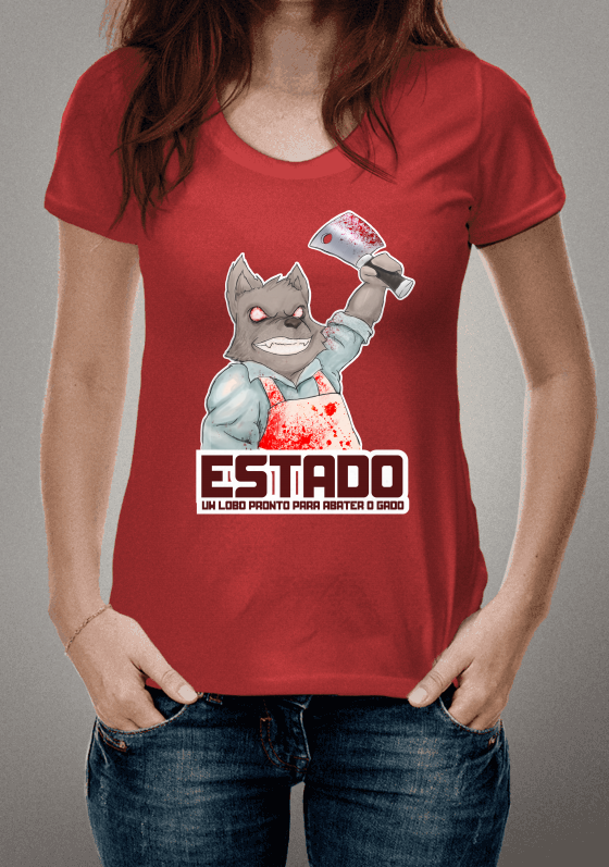 Nome do produto  ESTADO. UM LOBO PRONTO PARA ABATER O GADO