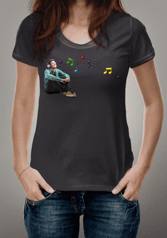 Nome do produto  Ouvindo musica. Modelo 02