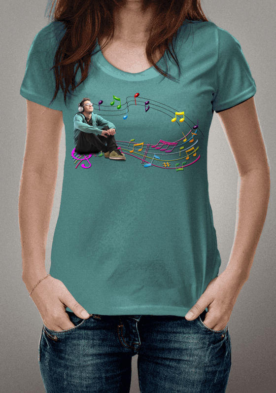 Nome do produto  Ouvindo musica. Modelo 03