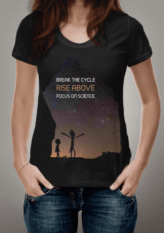 Nome do produto  Rise Above. Focus on Science!