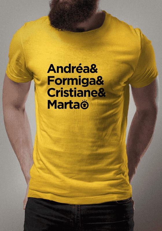Nome do produto  CAMISETA ANDRÉA& MARTA