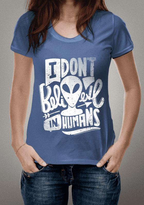 Nome do produto  I don't believe in humans