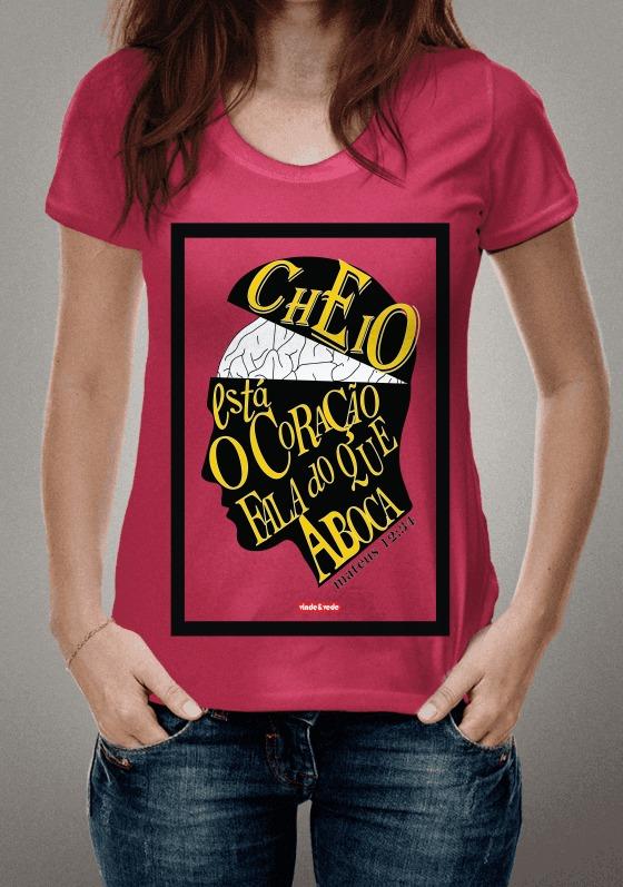 Nome do produto  A boca fala do que o coração está cheio