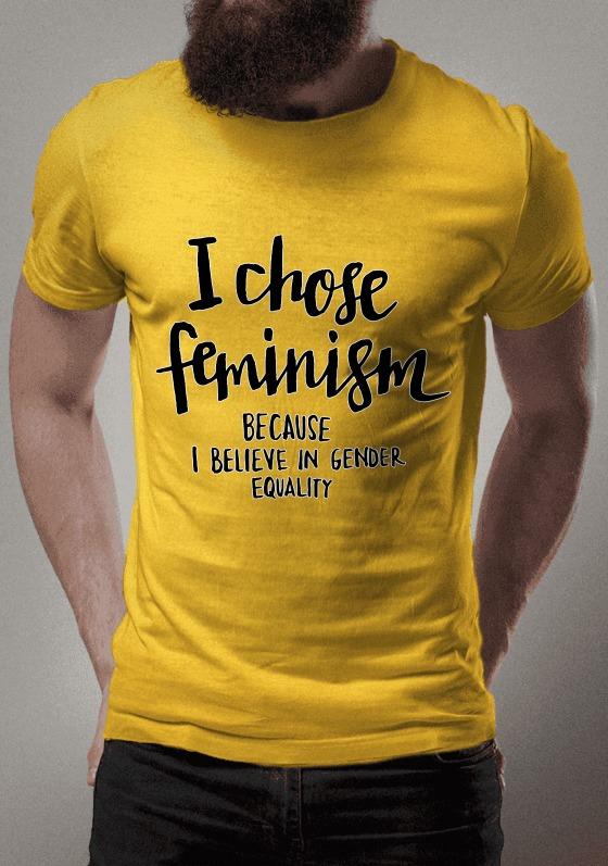 Nome do produto  I Chose Feminism - Tema Feminista - Estampa Feminismo
