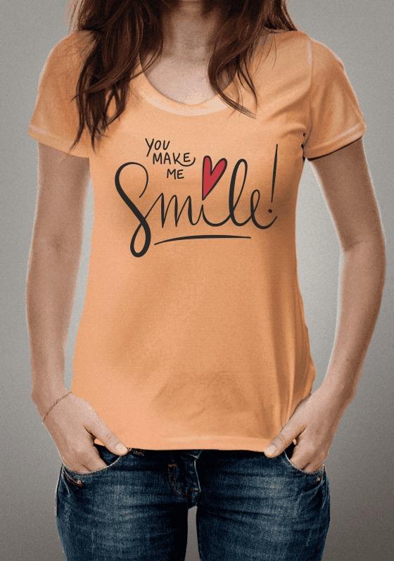 Nome do produto  You make me smile 