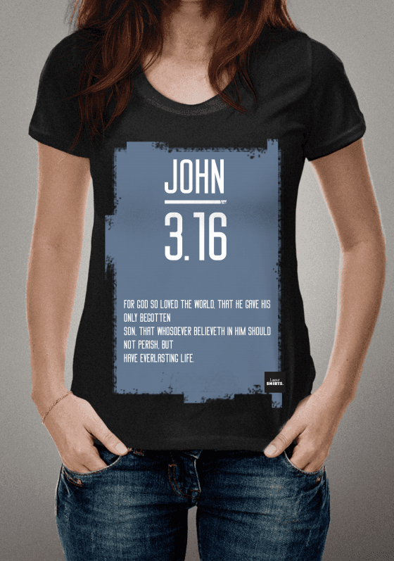 Nome do produto  João 3.16 Black