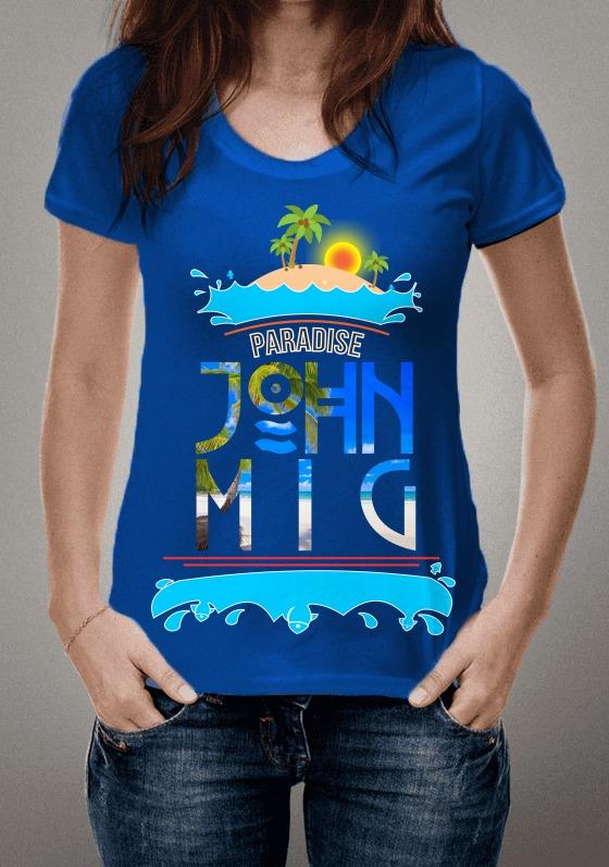 Nome do produto  Camiseta John Mig Paradise