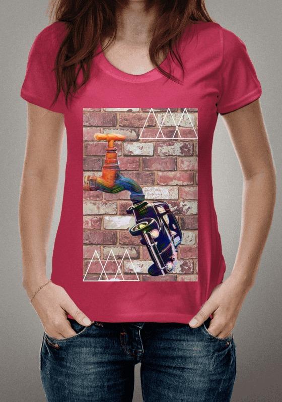 Nome do produto  Fusca torneira parede tijolo colorido