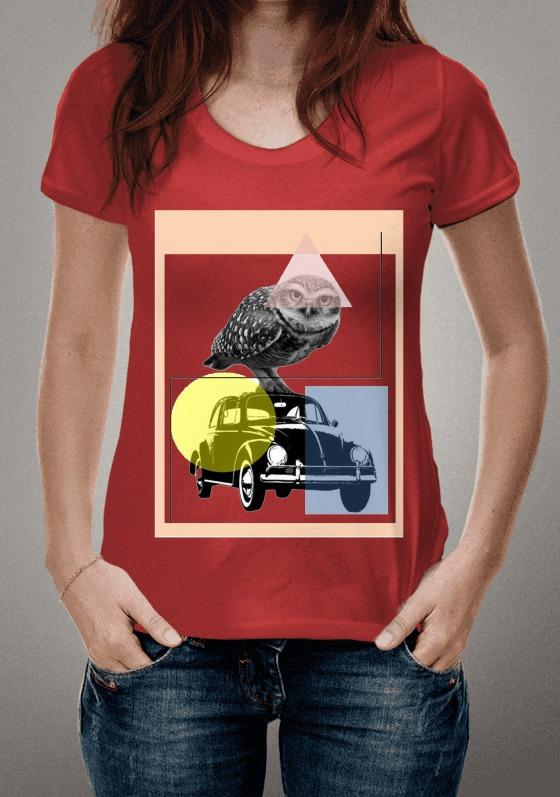 Nome do produto  Fusca Preto e branco - Coruja - com formas com fundo