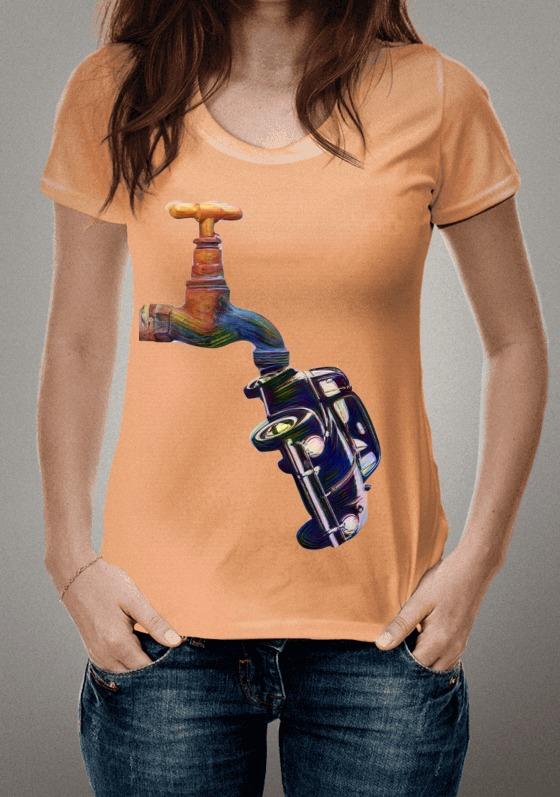 Nome do produto  Fusca e torneira-color fantasy