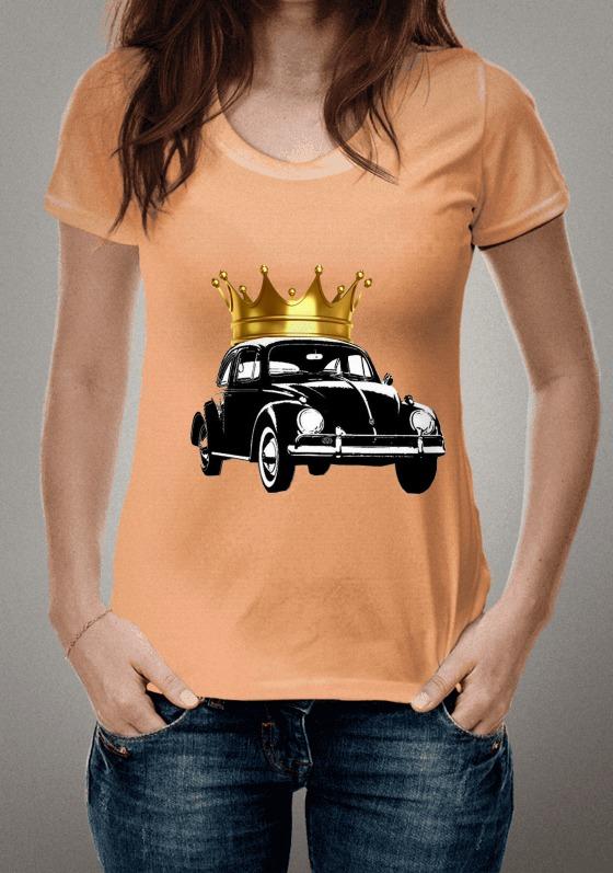 Nome do produto  Fusca Rei Coroa Dourada Pequena