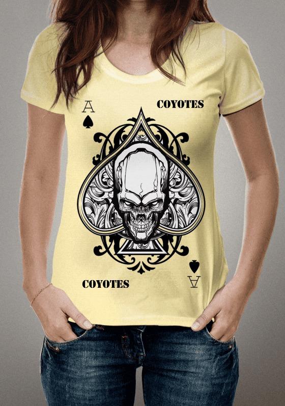 Nome do produto  coyotes AS DE ESPADA CAVEIRA