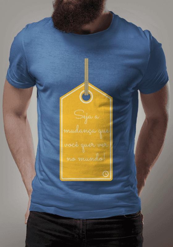 Nome do produto  Seja a mudança que você quer ver no mundo!