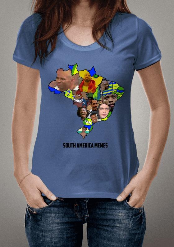 Nome do produto: Camisa South América Memes 