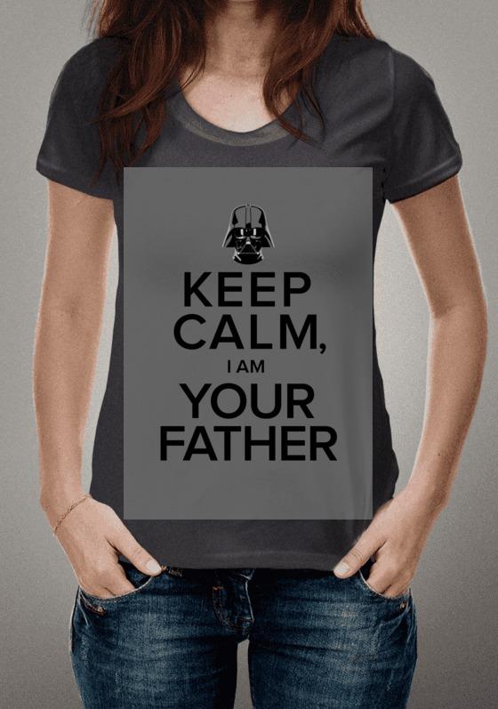 Nome do produto  Keep Calm, I am Your Father