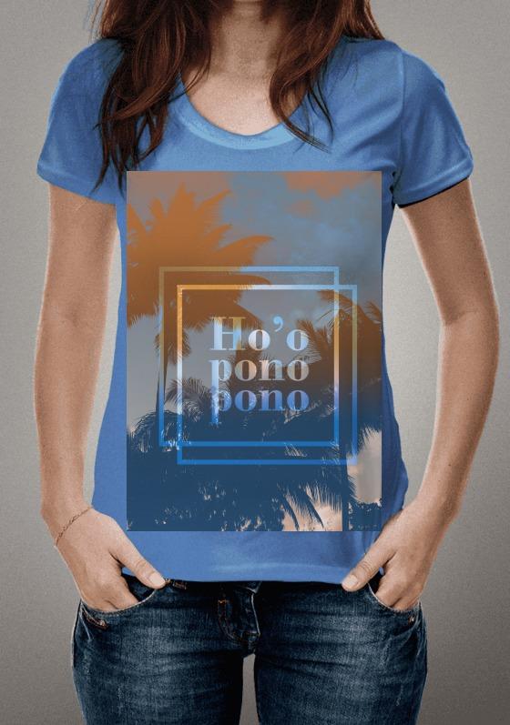 Nome do produto  T-Shirt "Ho'oponopono"