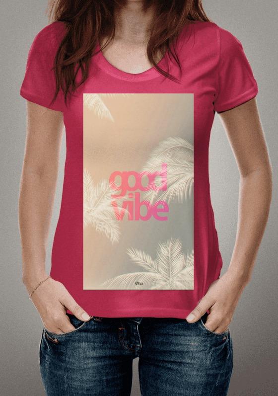 Nome do produto  T-Shirt "Good vibe¹"