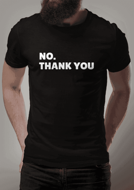 Nome do produto  No. Thank you