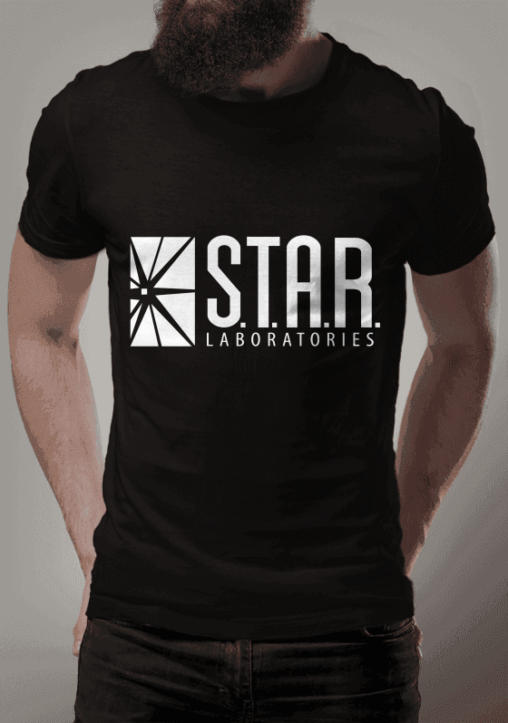 Nome do produto  Camisa S.T.A.R Labs (Preta)