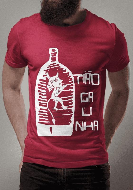 Nome do produto  Tião Galinha - Estampa Branca