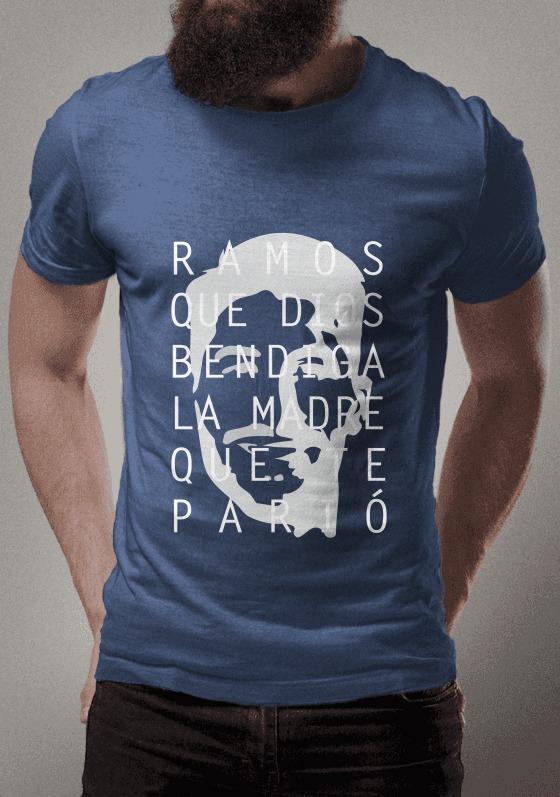 Nome do produto: Que Deus abençoe a mãe que pariu Sergio Ramos