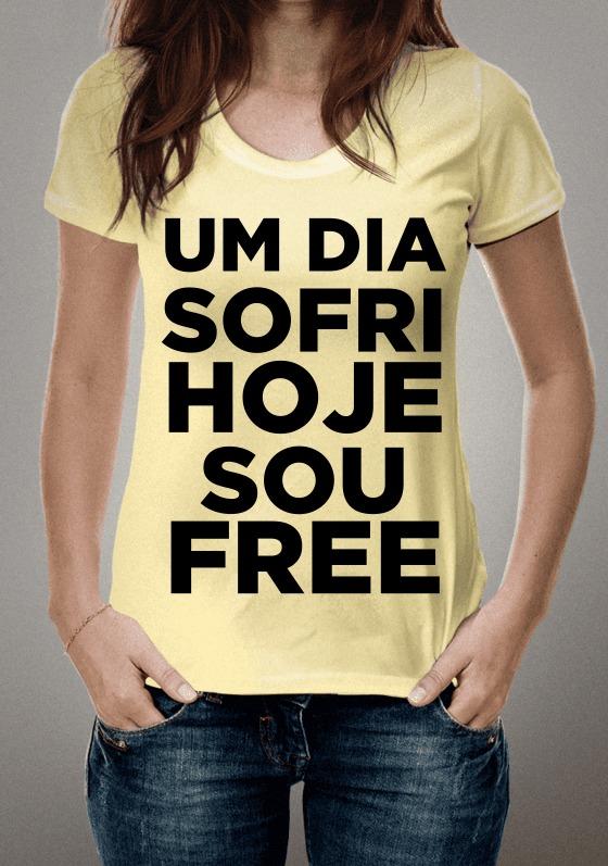 Nome do produto  Um dia sofri, hoje sou FREE!