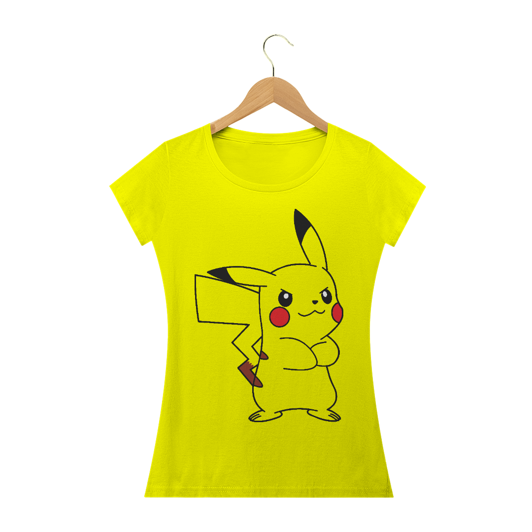 Nome do produto  Camiseta Feminina Pikachu 
