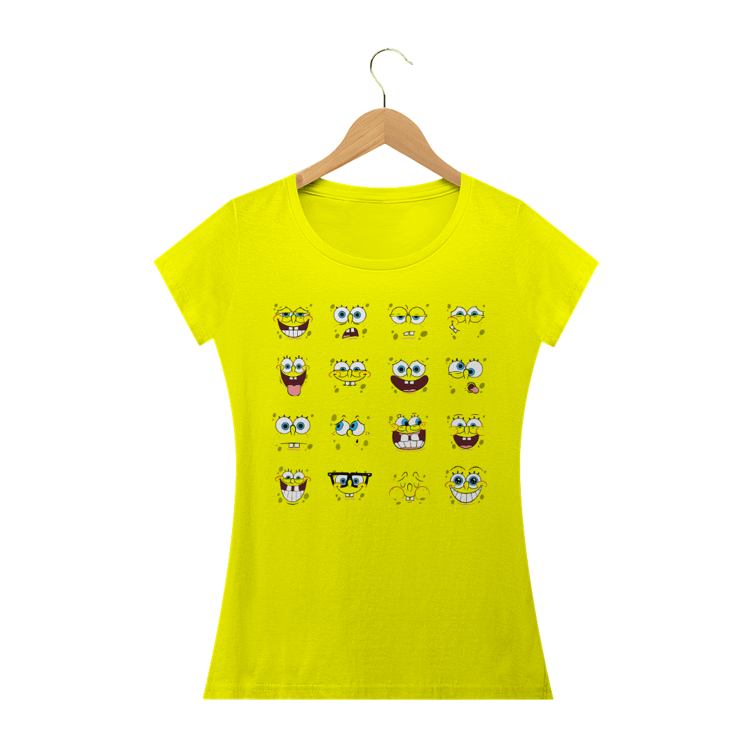 Nome do produto  Bob Esponja - Camiseta Babylook