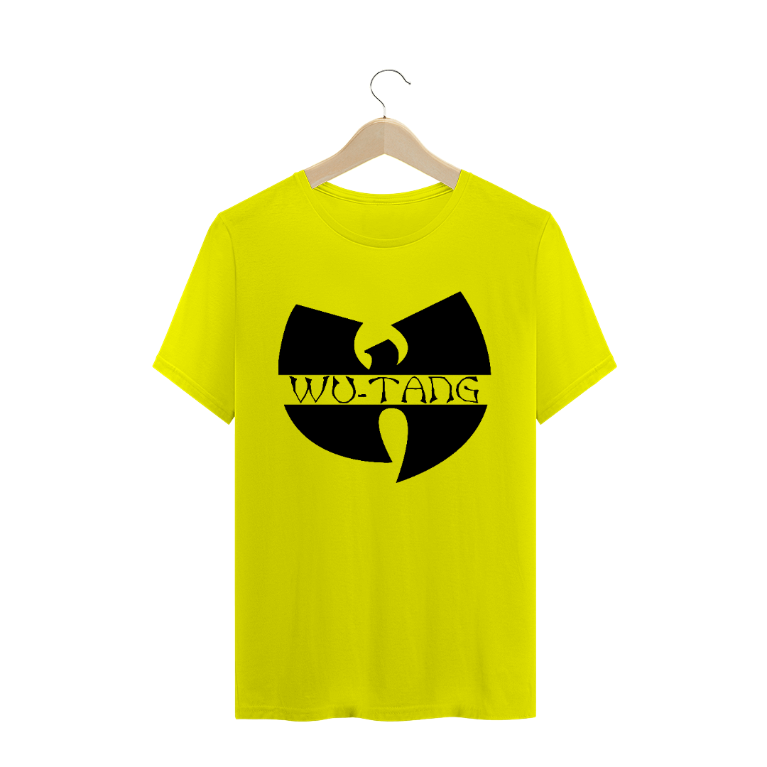Camiseta de Malha Quality Wu Tang Clan Logo Texto Tradicional