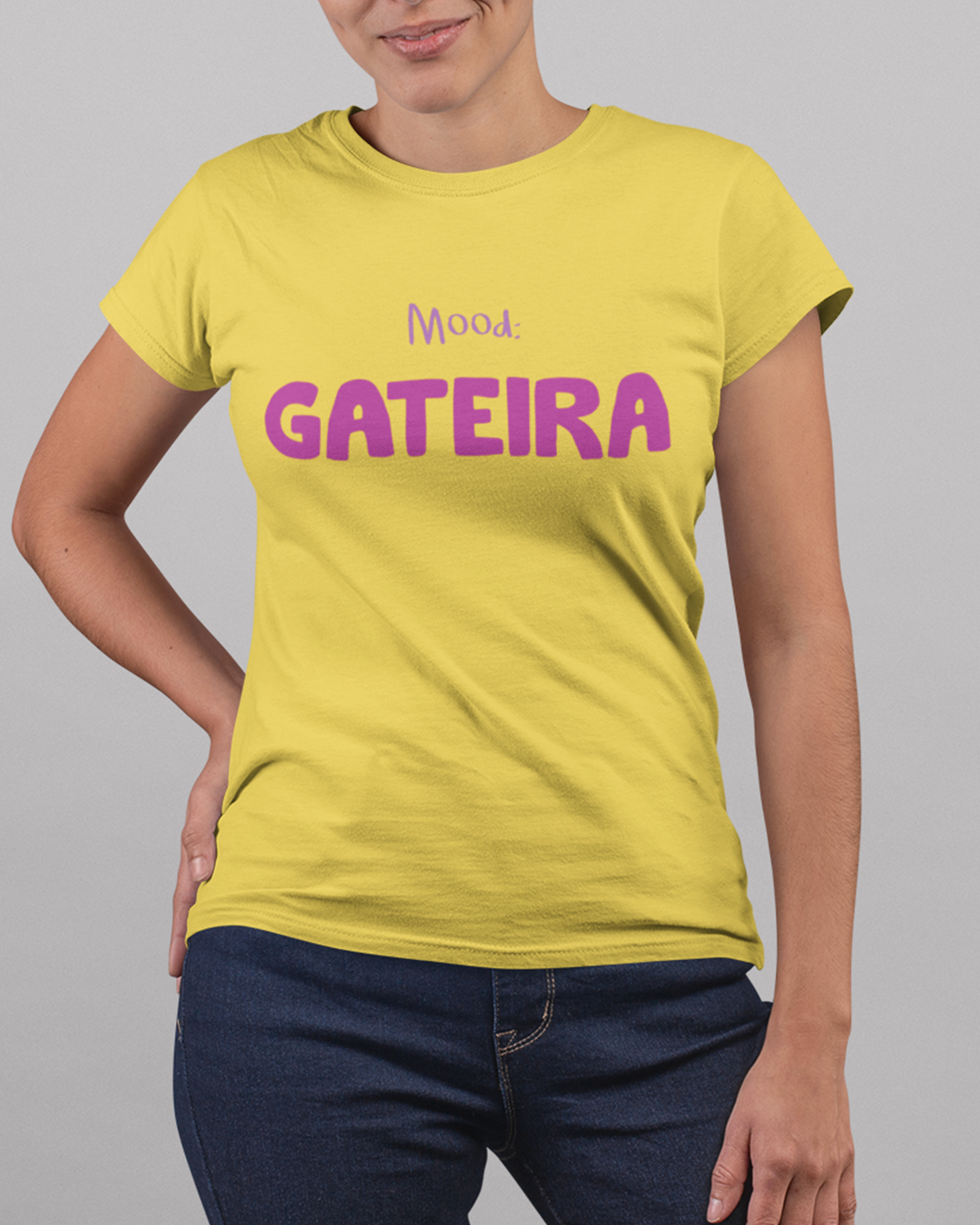 Nome do produto  Baby Look Gateira