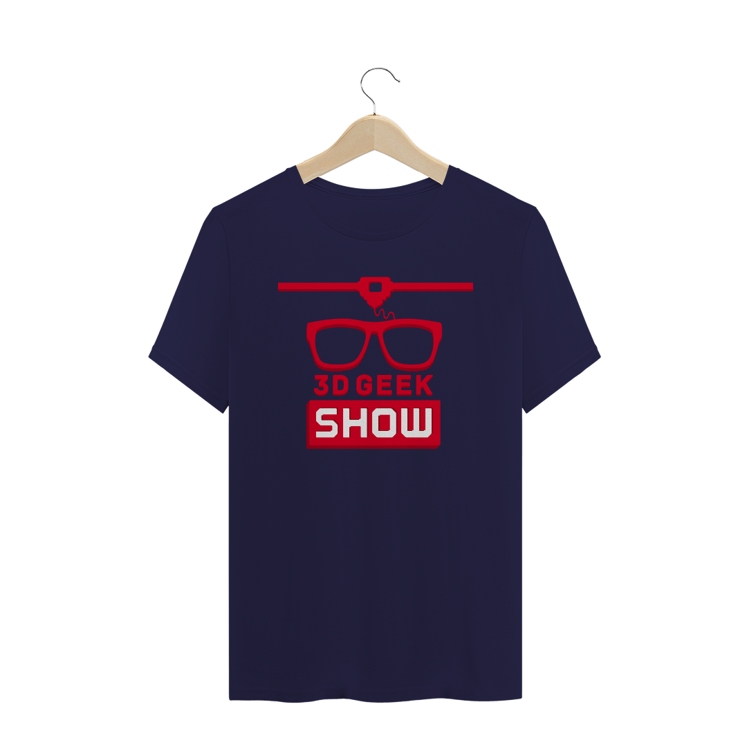 Nome do produto  Camiseta Masculina Azul - 3D Geek Show