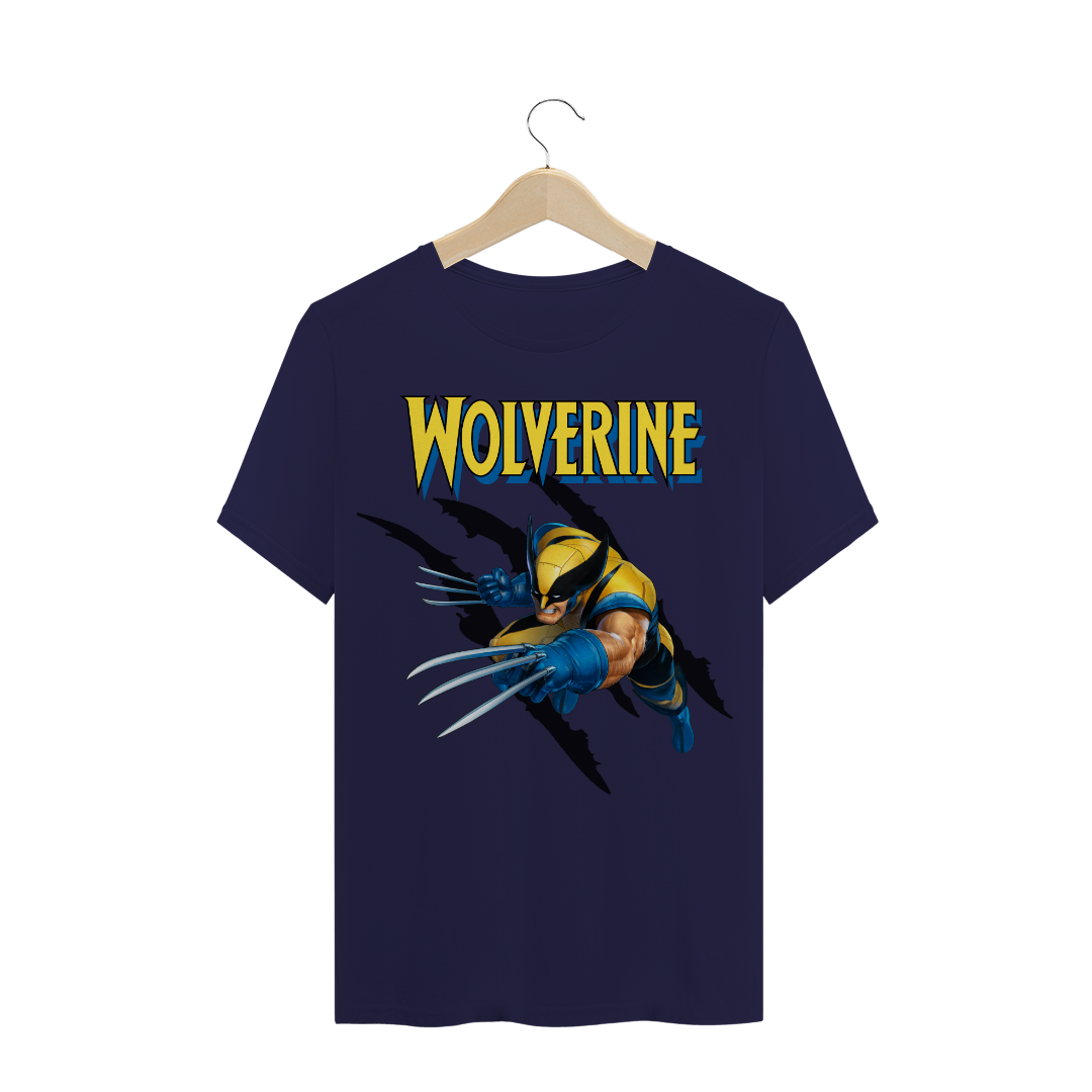 Nome do produto  Camiseta Wolverine - Heróis