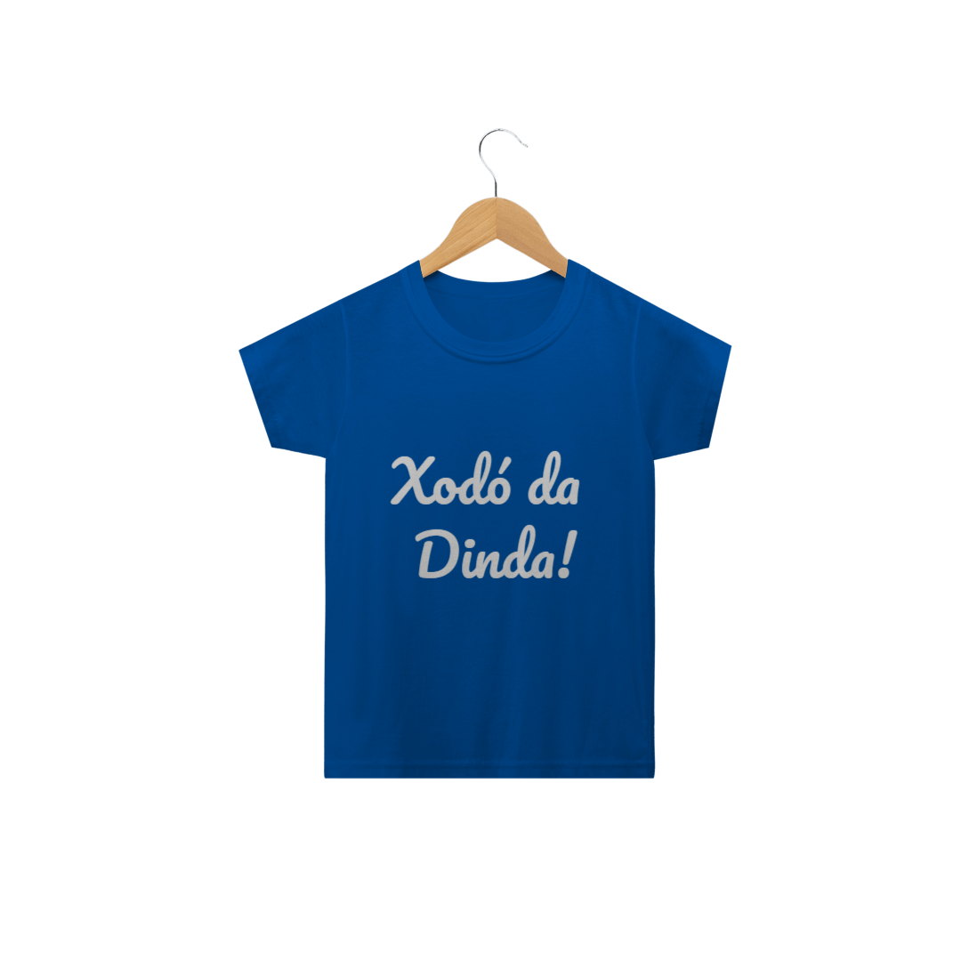Nome do produto  Camiseta Infatil Unisex Xodó da Dinda Simples