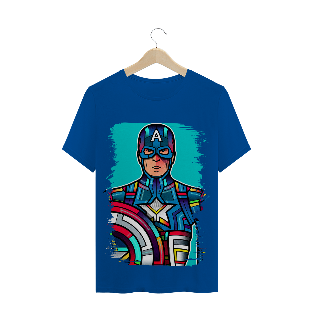 Nome do produto  Camiseta Vitral Capitão América