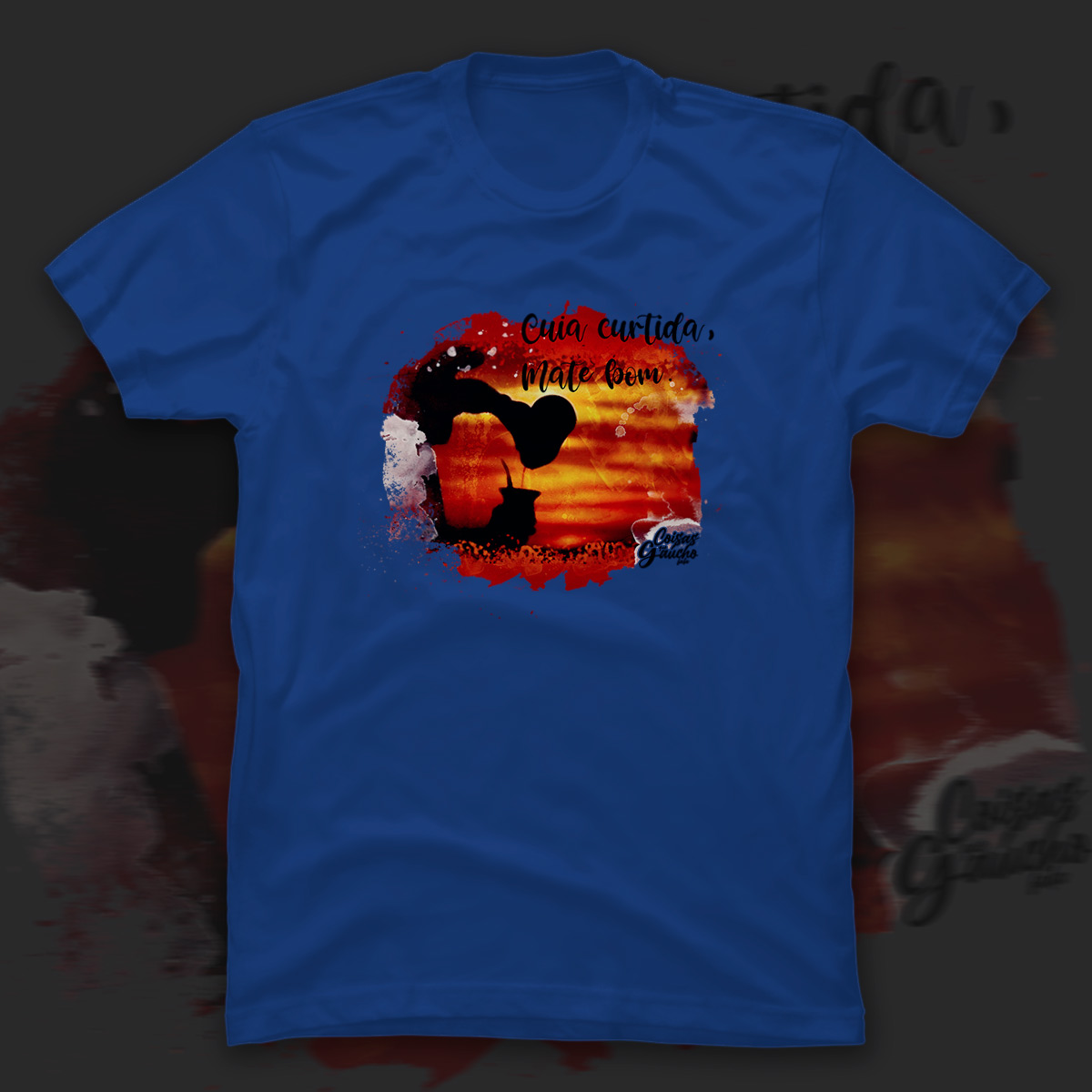 Nome do produto  Camiseta Cuia Curtida, Mate Bom