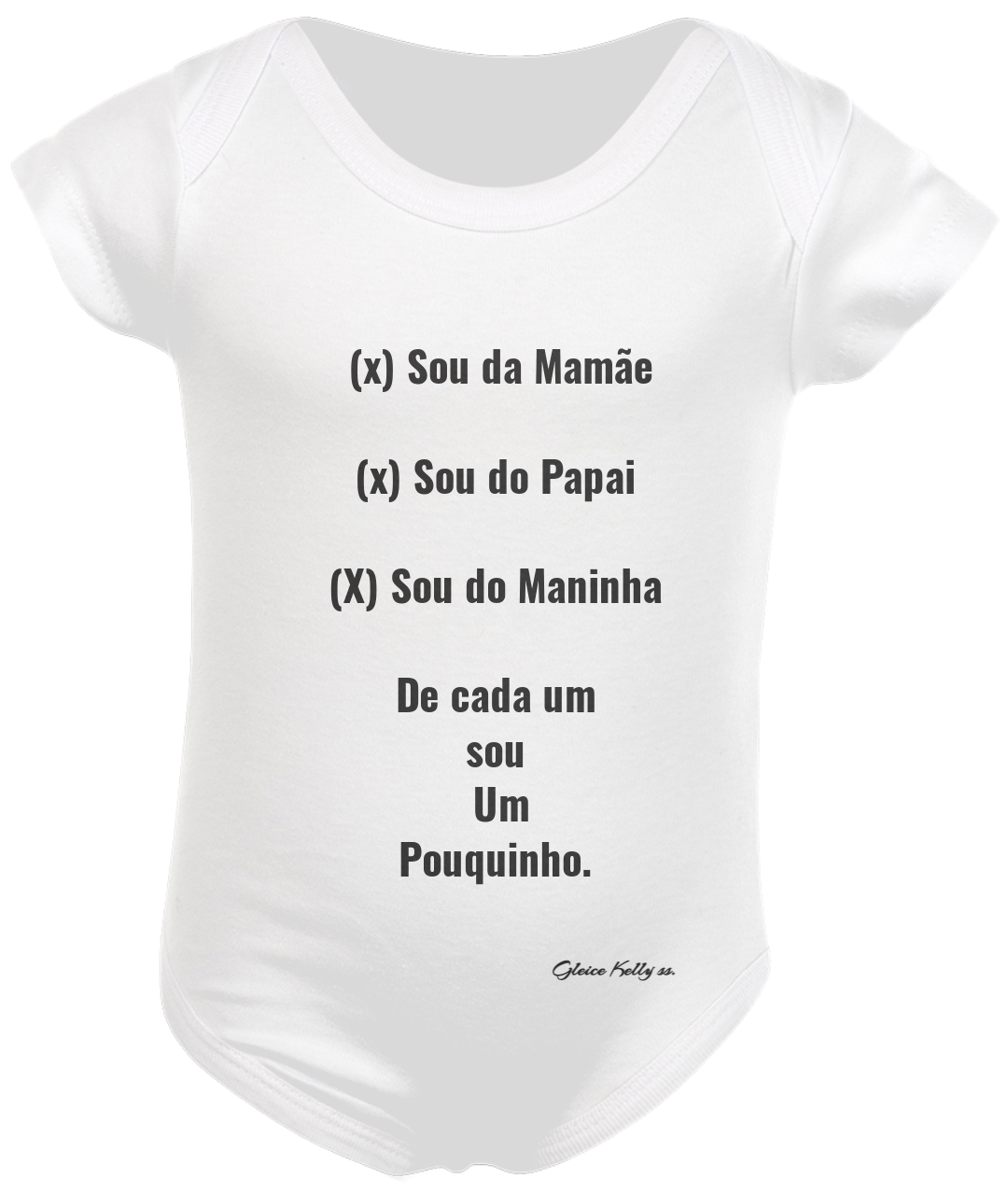 Nome do produto  Body Infantil  (masculino)*
