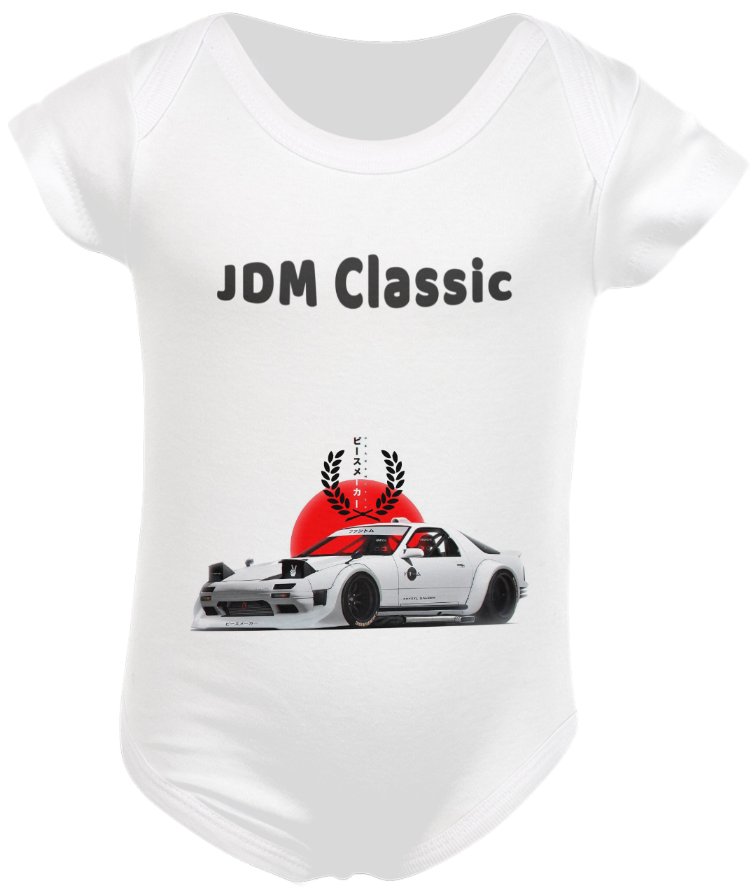 Nome do produto  Body de bebê JDM Classic - 180 sx Japan