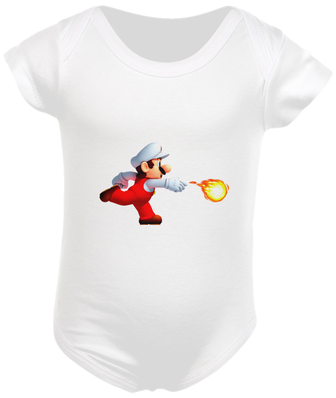 Nome do produto  Body Infantil Mario Fire 