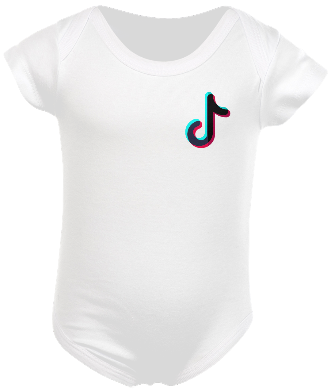 Nome do produto  Body Infantil Tiktok Logo Pequena 