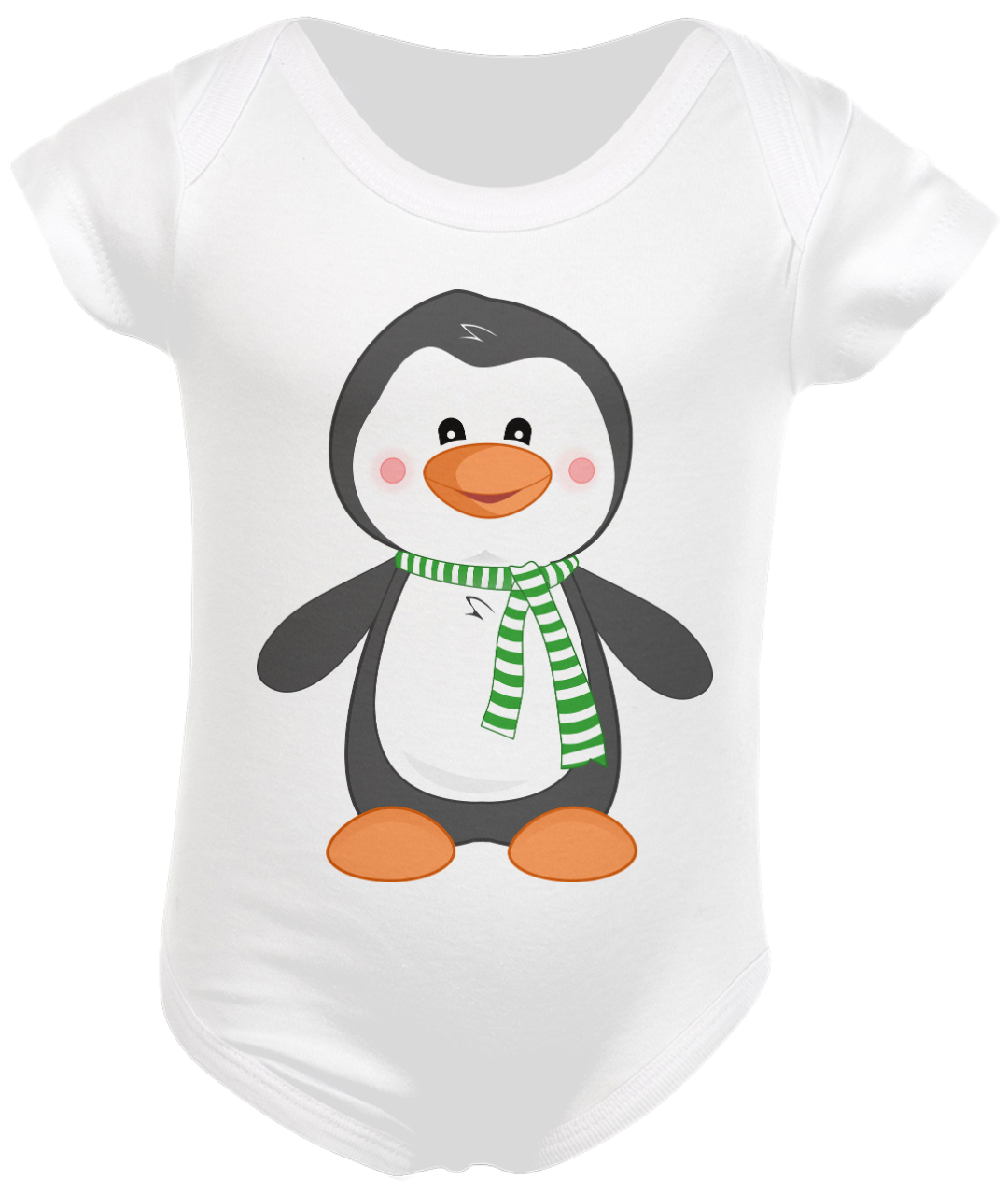 Nome do produto: Body Infantil Pinguim Ejan Fashion