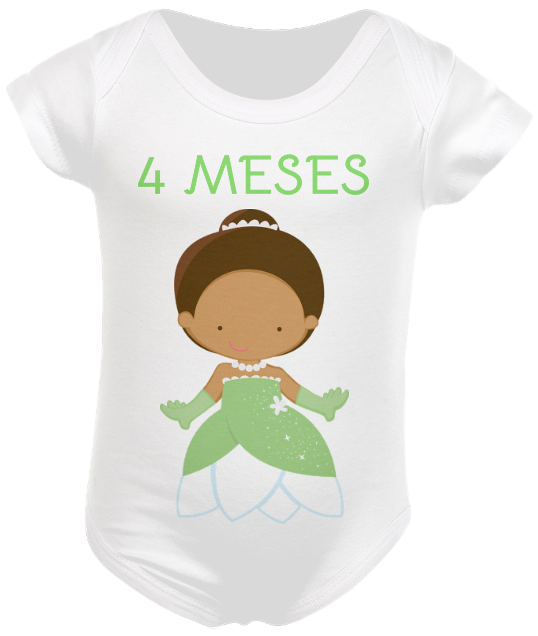 Nome do produto: body personalizado mesversário princesas TIANA
