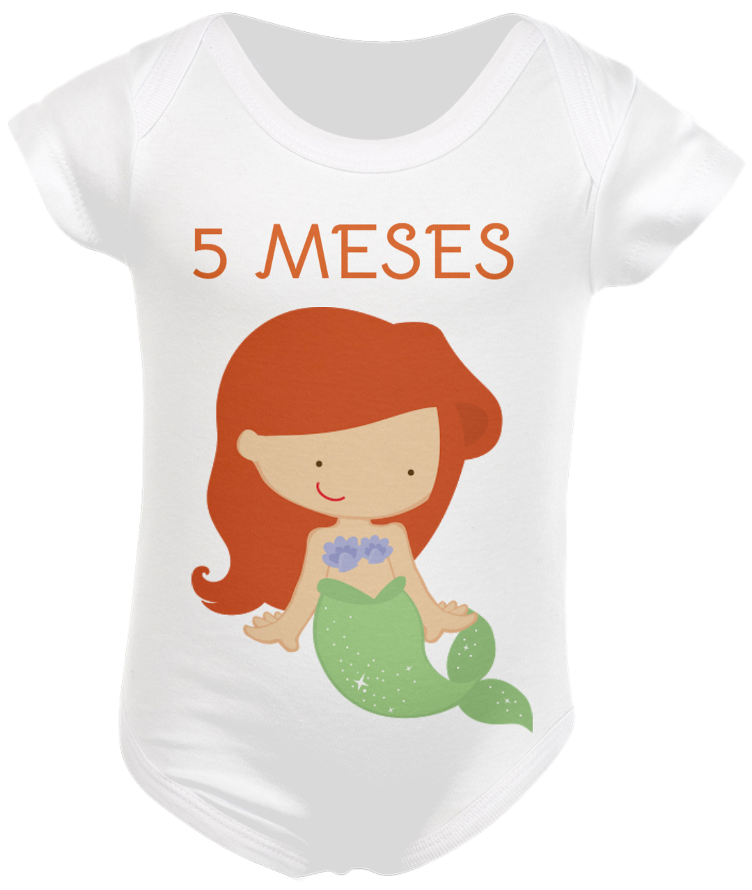 Nome do produto  body personalizado mesversário princesas ARIEL
