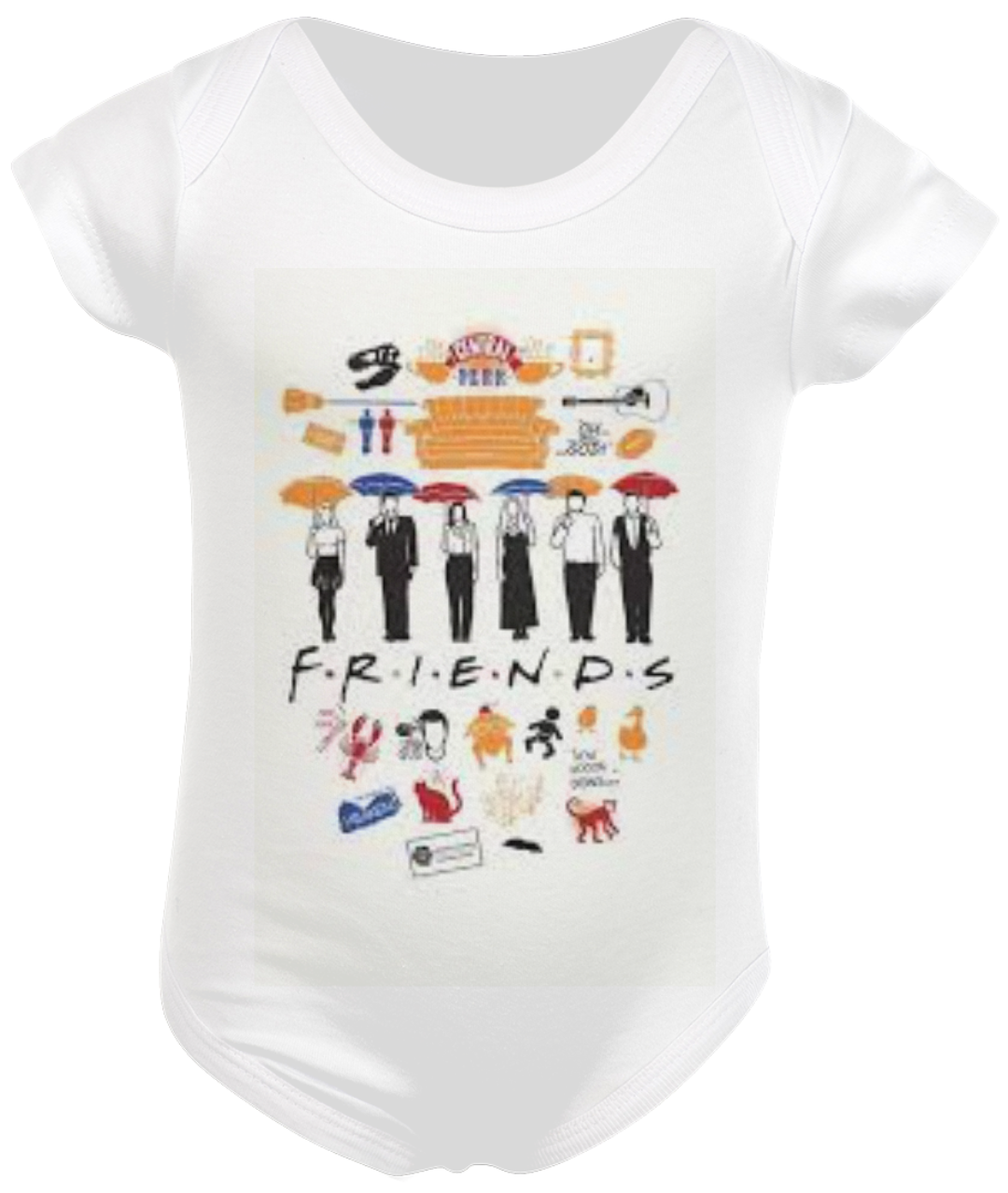 Nome do produto: BODY BEBÊ FRIENDS 