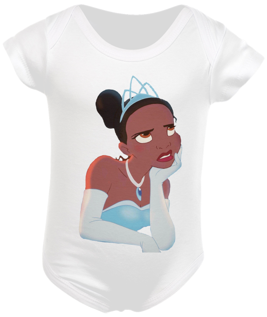 Nome do produto  Body Infantil Princesa Tiana