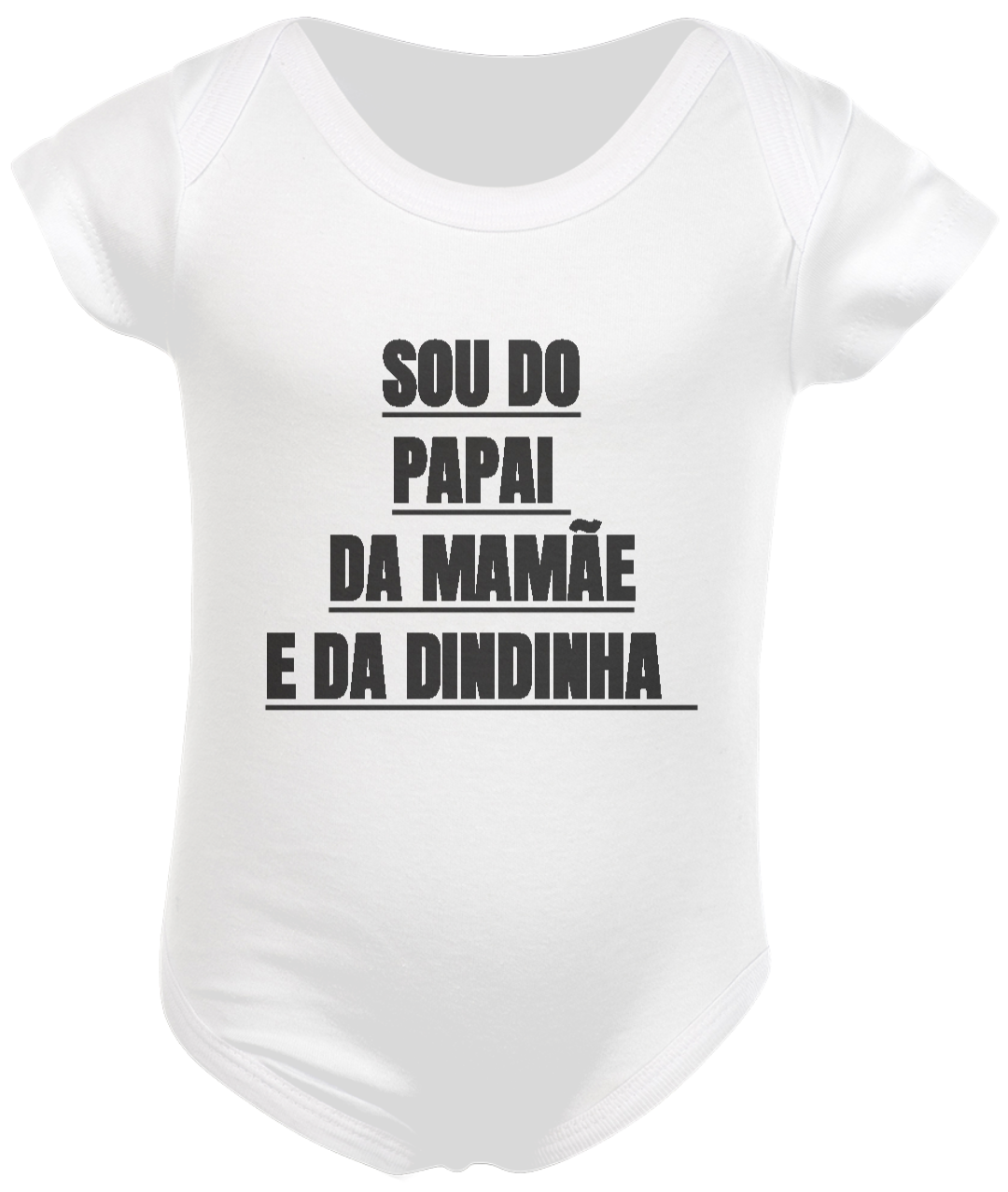 Nome do produto  roupa de bebe com frases 