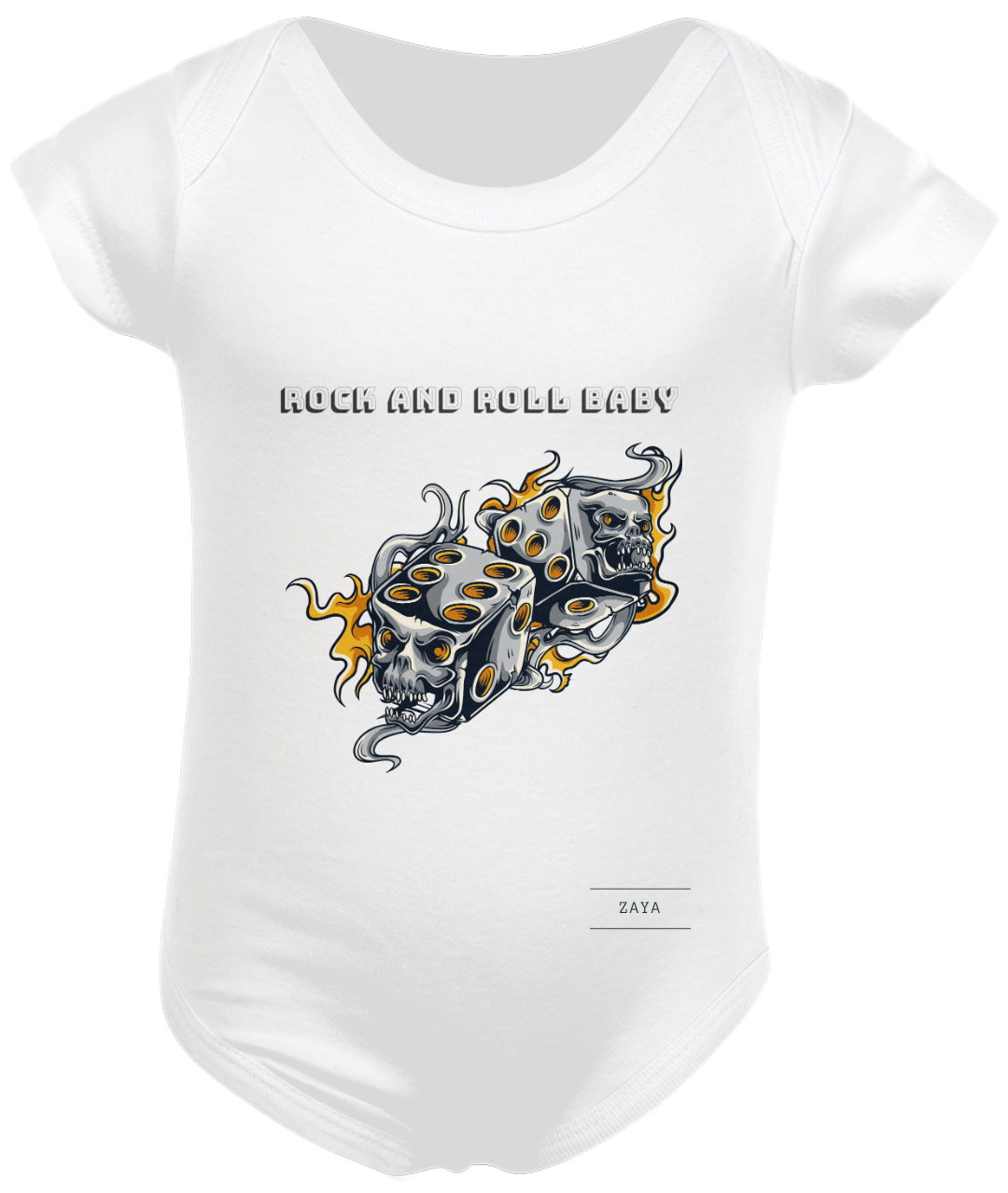 Nome do produto  Body Infatil ZAYA | Rock